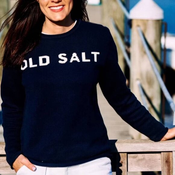 Kiel James Patrick Sweaters - Kiel James Patrick Old Salt cotton knit sweater blue rollneck jumper nautical XS